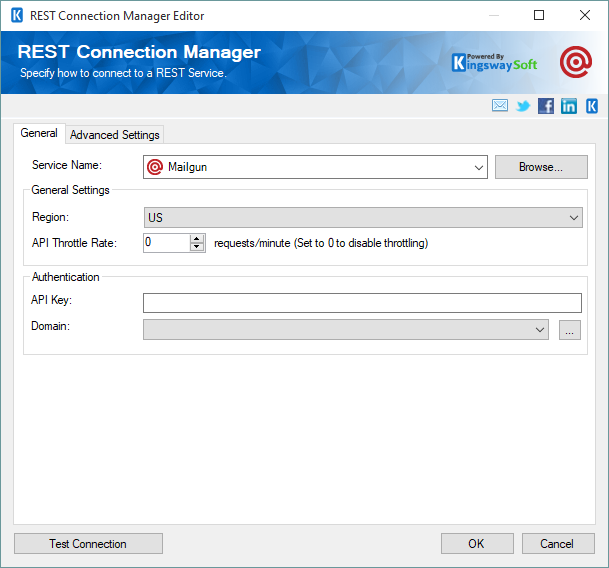 SSIS REST Mailgun Connection Manager